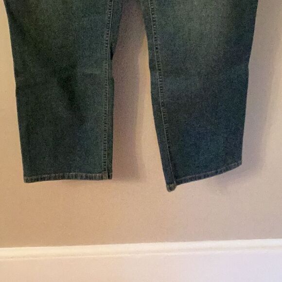 J JILL SIZE 14 TRIED & TRUE FIT SLIM ANKLE STRETCH HIGH RISE JEANS - Picture 3 of 9